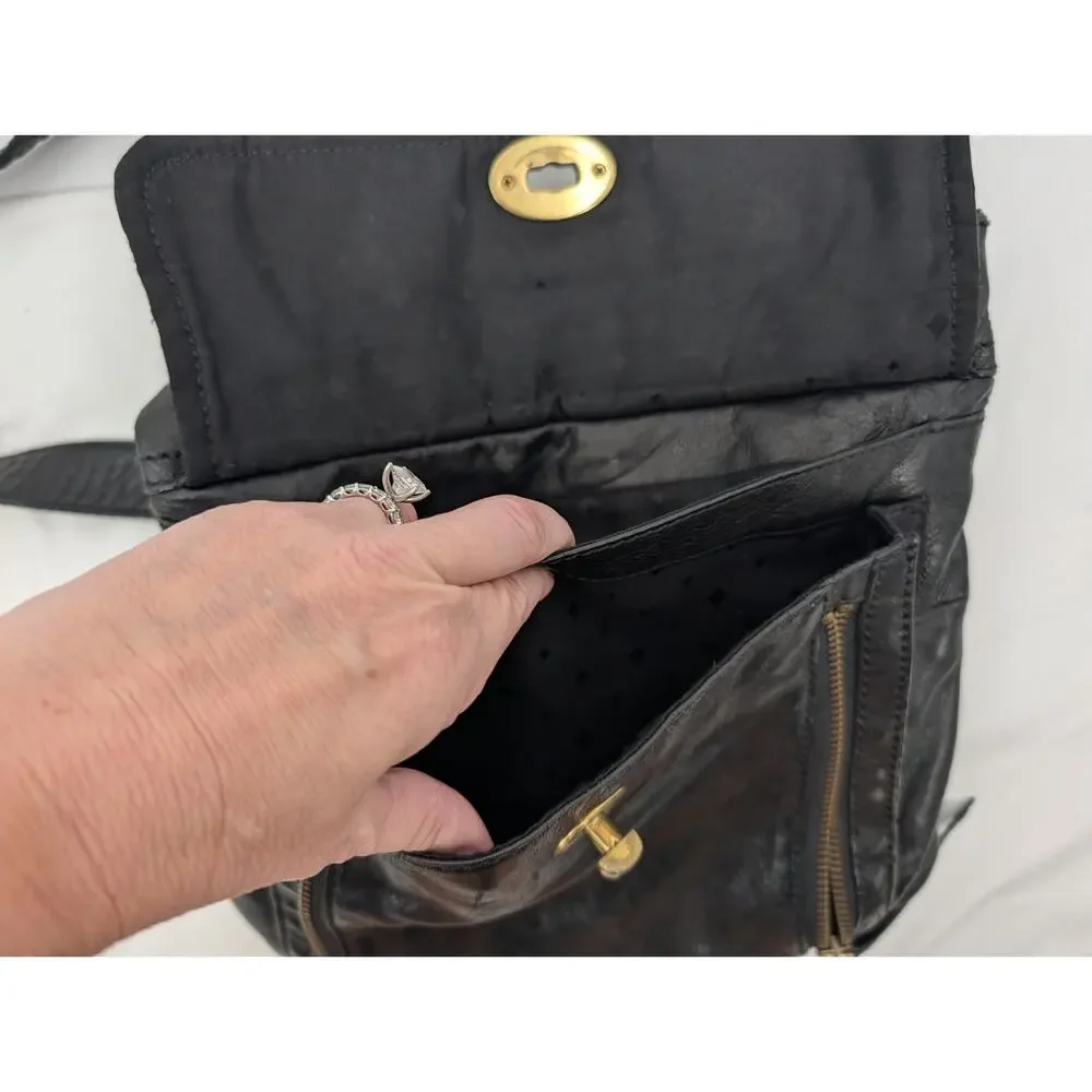Bundle! Fossil Leather Crossbody Matching Wallet Timeless Capsule Minimalist